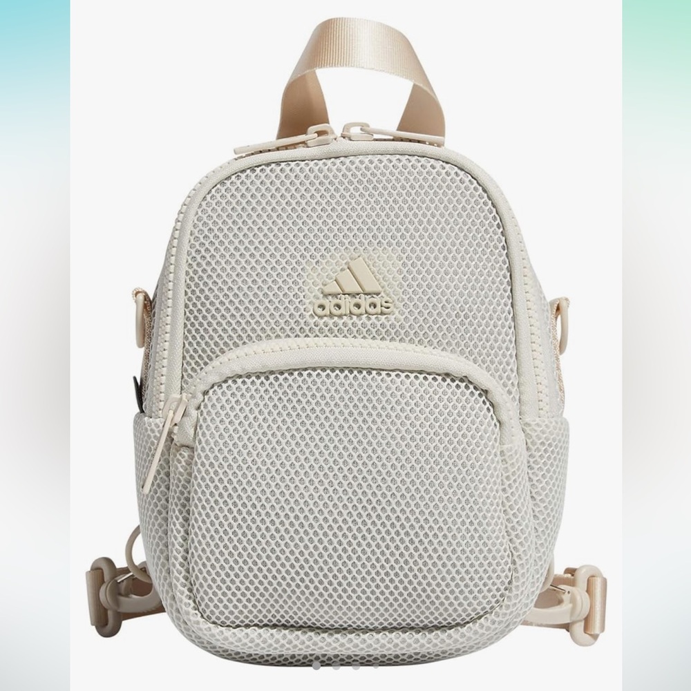 adidas Women's Airmesh Mini Backpack, Alumina Beige,